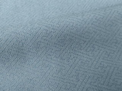 平和屋着物●上質な色無地　紗綾形地紋　紅掛空色　正絹　逸品　DABE5378ps