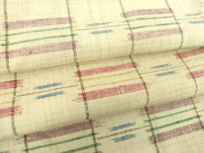 平和屋着物●上質な紬　間道　正絹　逸品　DABE5385ps