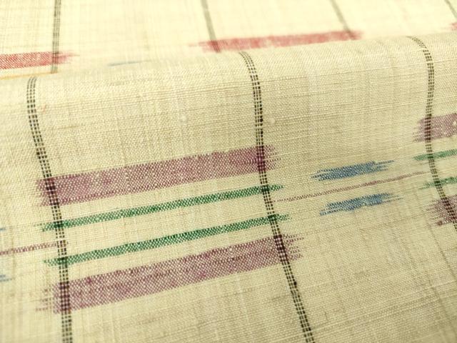 平和屋着物●上質な紬　間道　正絹　逸品　DABE5385ps