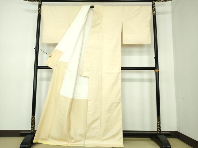 平和屋着物●絲藝苑　上島洋山　紬　海草染　蒸栗色　さが美扱い　正絹　逸品　DABE5388ps
