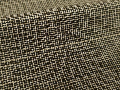平和屋着物●上質な紬　格子柄　正絹　逸品　DABE5396ps