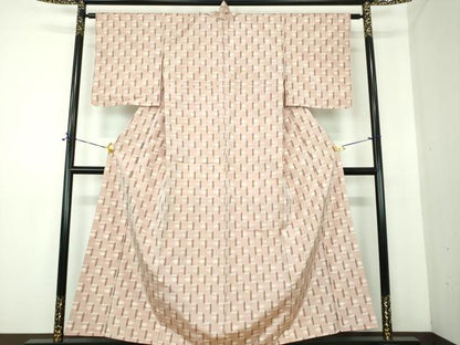 平和屋着物●本場琉球絣　吉祥文　正絹　逸品　DABE5397ps