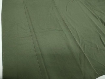 平和屋着物●上質な色無地　黒緑色　正絹　逸品　未使用　DABE5399ps