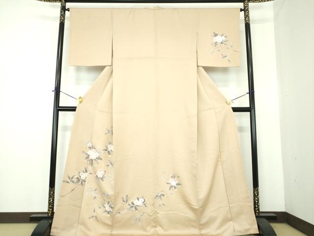 平和屋着物＊夏物　訪問着　枝花文　正絹　逸品　AABH2561ck 平和屋着物＊夏物 訪問着 枝花文 正絹 逸品 AABH2561ck 【公式通販】