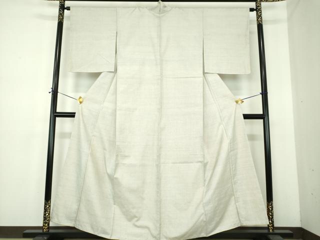 平和屋着物●本場大島紬　白大島　一元絣　正絹　逸品　DABE5412ps