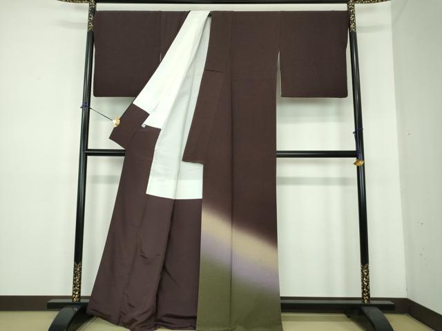 平和屋着物●訪問着　霞文　暈し染め　正絹　逸品　DABE5420ps