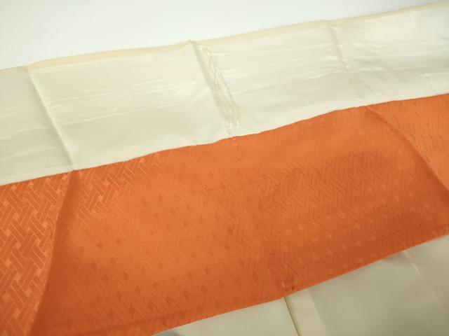 平和屋着物●訪問着　刺繍　橘　暈し染め　金彩　反端付き　正絹　逸品　未使用　DABE5421ps