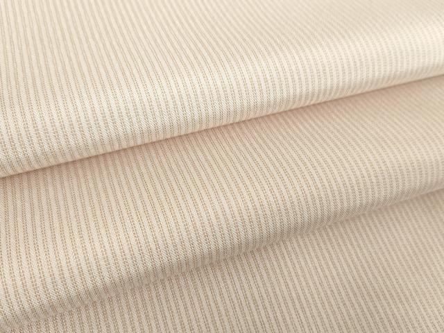平和屋着物●上質なお召　背抜き仕立て　縞　正絹　逸品　DABE5422ps