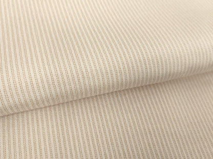 平和屋着物●上質なお召　背抜き仕立て　縞　正絹　逸品　DABE5422ps