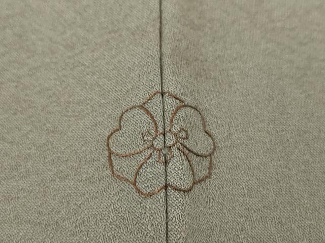 平和屋着物●訪問着　扇面花文　暈し染め　金彩　正絹　逸品　DABE5427ps