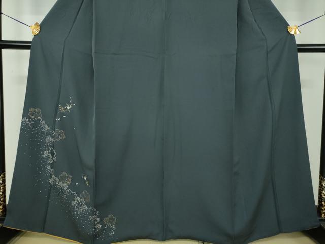 平和屋着物●訪問着　刺繍　舞桜　金彩　正絹　逸品　DABE5438ps