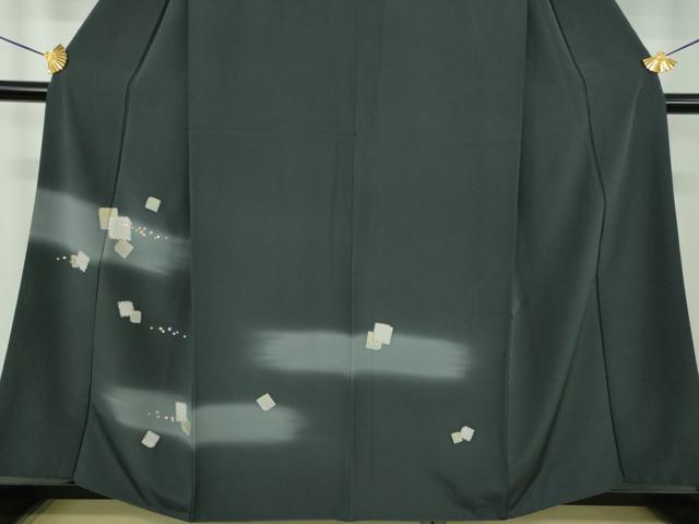 平和屋着物●創業460年・千總　訪問着　刺繍　破れ色紙　暈し染め　金彩　正絹　逸品　DABE5443ps