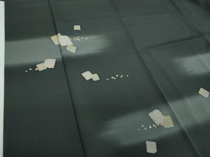 平和屋着物●創業460年・千總　訪問着　刺繍　破れ色紙　暈し染め　金彩　正絹　逸品　DABE5443ps