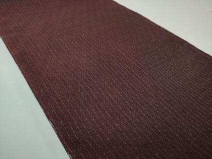 平和屋着物▽両面　全通柄袋帯　スリーシーズン　春夏秋　玄白　銀糸　正絹　逸品　DABE5491ps