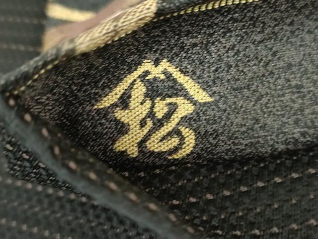 平和屋着物●両方向　両面　全通柄袋帯　古伊万里唐草文　名匠陶彩文　黒地　正絹　逸品　未使用　DABE5513ps