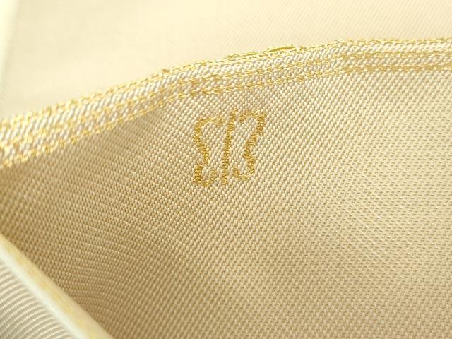 平和屋着物●西陣　川島織物　六通柄　本袋帯　唐織　松藤　金糸　正絹　逸品　DABE5529ps