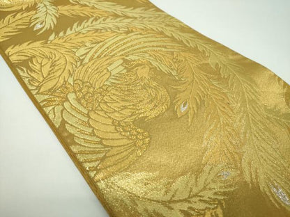 平和屋着物●西陣　川島織物　六通柄　本袋帯　鳳凰　金銀糸　正絹　逸品　DABE5532ps