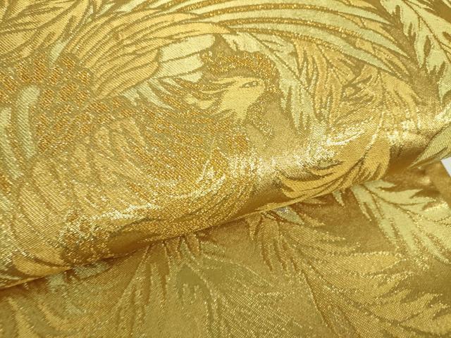 平和屋着物●西陣　川島織物　六通柄　本袋帯　鳳凰　金銀糸　正絹　逸品　DABE5532ps