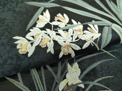 平和屋着物●両面　六通柄袋帯　唐織　花の精　正絹　逸品　DABE5537ps