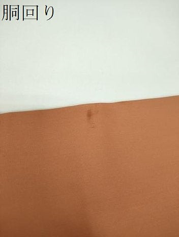 平和屋着物●塩瀬　九寸名古屋帯　作家物　枝花文　金彩　三越扱い　正絹　逸品　DABE5581ps