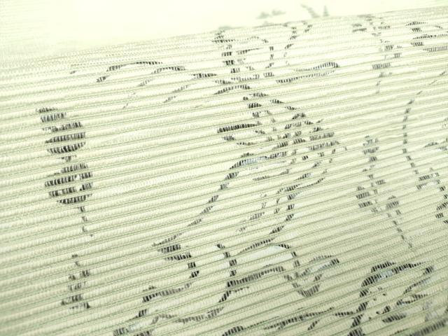 平和屋着物●西陣　九寸名古屋帯　京都・西陣絵引箔織　美濃手漉和紙　鳥獣戯画　証紙付き　正絹　逸品　未使用　DABE5607ps