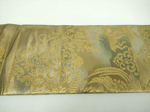 平和屋着物●西陣　川島織物　つけ帯　鳥獣花文　金銀糸　正絹　逸品　DABE5619ps