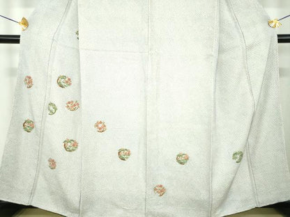 平和屋着物●訪問着　総絞り　松竹梅　金彩　正絹　逸品　DABE5641ps