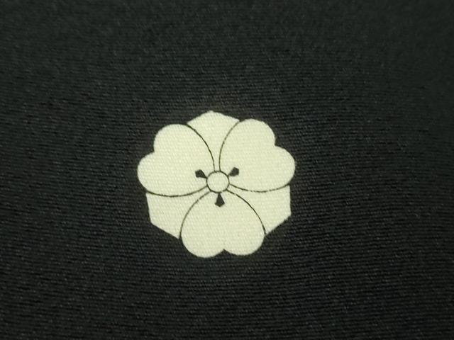 平和屋着物●豪華黒留袖　梅松文　金銀彩　正絹　逸品　DABE5645ps