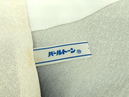 平和屋着物●訪問着　総絞り　舞花文　黒地　正絹　逸品　DABE5648ps