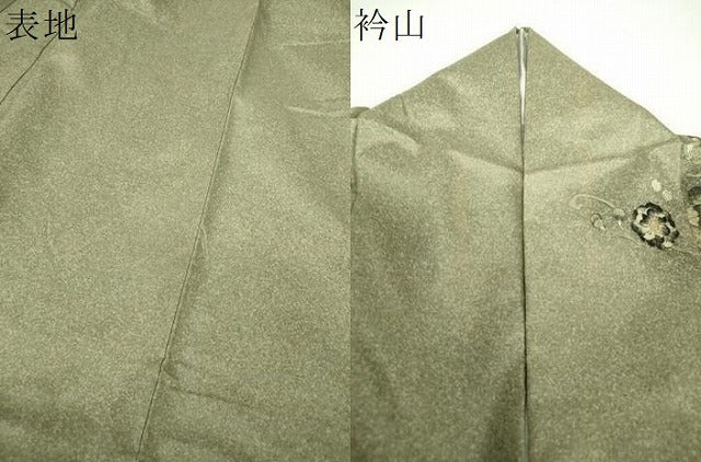 平和屋着物●創業140年　小糸染芸の四代目　小糸敏夫　訪問着　紬地　絞り　辻が花　正絹　逸品　DABE5652ps