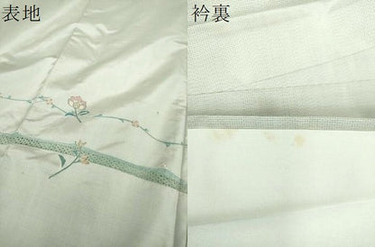 平和屋着物●中国三大刺繍　スワトウ相良刺繍　汕頭相良刺繍　総刺繍　訪問着　本場大島紬地　更紗花文　正絹　逸品　DABE5655ps