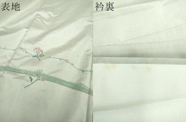 平和屋着物●中国三大刺繍　スワトウ相良刺繍　汕頭相良刺繍　総刺繍　訪問着　本場大島紬地　更紗花文　正絹　逸品　DABE5655ps