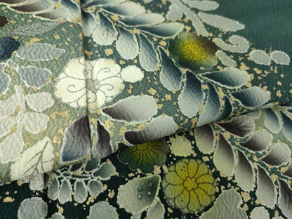 平和屋着物●訪問着　辻が花　暈し染め　金彩　正絹　逸品　DABE5656ps