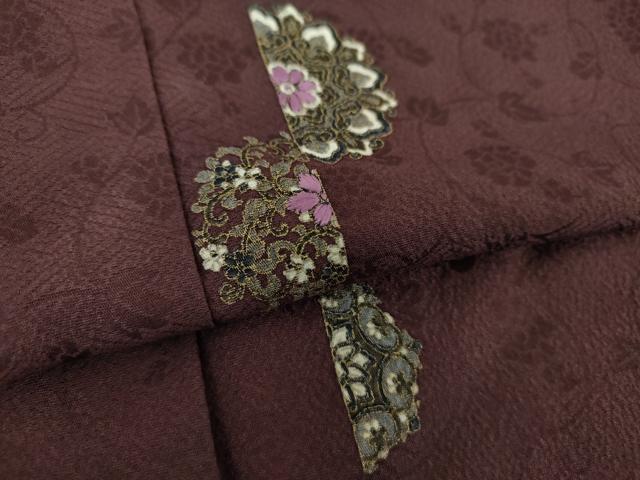 平和屋着物●訪問着　刺繍　貝紫　正倉院花文　ロング丈　正絹　逸品　DABE5660ps
