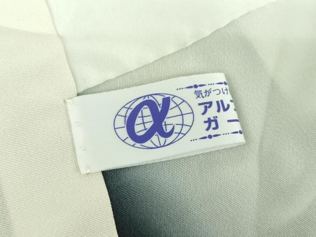 平和屋着物●上質な小紋　作家物　舞桜　竹節　黒地　正絹　逸品　DABE5665ps