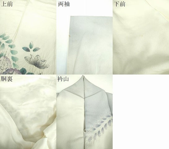 平和屋着物●訪問着　作家物　絞り　辻が花　暈し染め　正絹　逸品　DABE5666ps