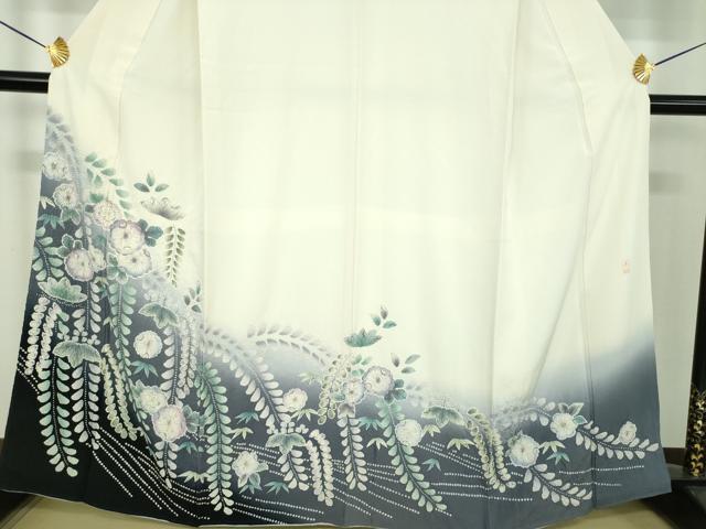 平和屋着物●訪問着　作家物　絞り　辻が花　暈し染め　正絹　逸品　DABE5666ps