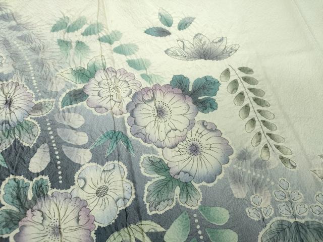 平和屋着物●訪問着　作家物　絞り　辻が花　暈し染め　正絹　逸品　DABE5666ps