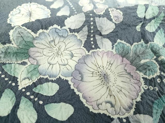 平和屋着物●訪問着　作家物　絞り　辻が花　暈し染め　正絹　逸品　DABE5666ps