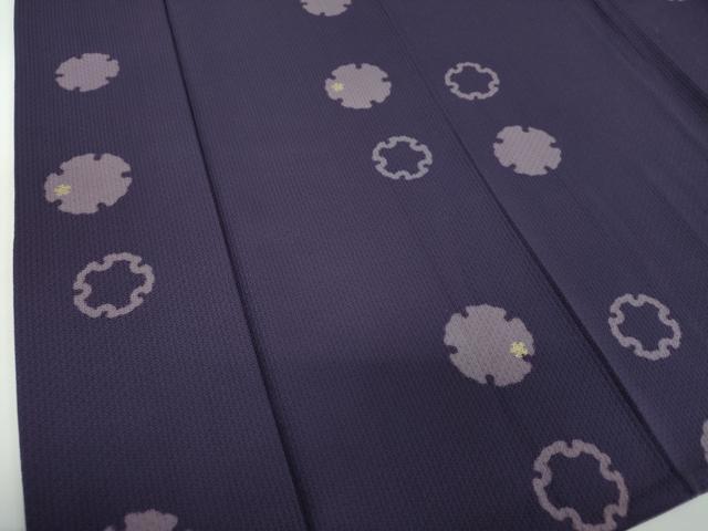 平和屋着物●中村玉緒　小紋　雪輪文　金彩　正絹　逸品　DABE5669ps
