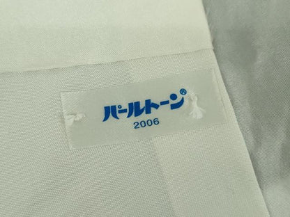 平和屋着物●中村玉緒　小紋　雪輪文　金彩　正絹　逸品　DABE5669ps