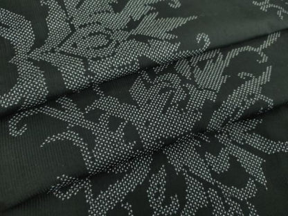 平和屋着物●本場大島紬　7マルキ　更紗花文　正絹　逸品　未使用　DABE5673ps