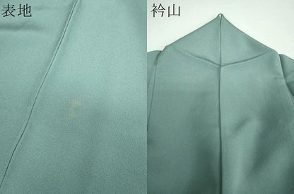 平和屋着物●上質な色無地　港鼠色　正絹　逸品　DABE5691ps