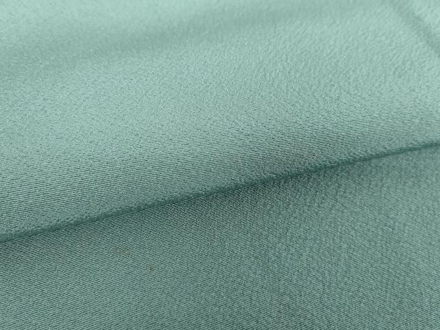 平和屋着物●上質な色無地　港鼠色　正絹　逸品　DABE5691ps