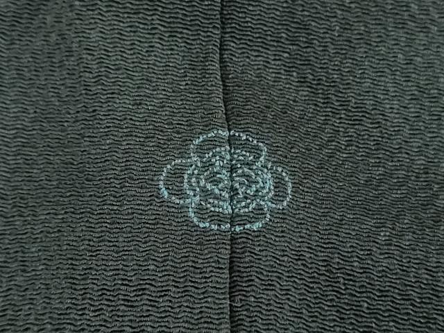 平和屋着物●訪問着　刺繍　斜線文　金彩　正絹　逸品　DABE5693ps