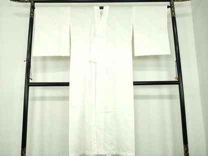 平和屋着物●長襦袢　無双仕立て　草葉地紋　暈し染め　洗える着物　DABE5697ps
