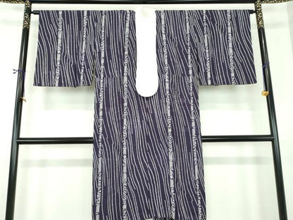 平和屋着物●上質な長襦袢　無双仕立て　半衿刺繍　ビーズ　花間道　正絹　逸品　DABE5698ps