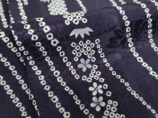 平和屋着物●上質な長襦袢　無双仕立て　半衿刺繍　ビーズ　花間道　正絹　逸品　DABE5698ps