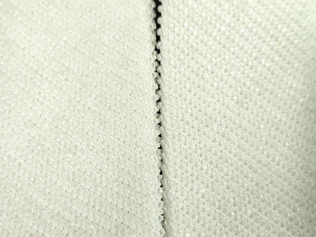 平和屋着物●上質な長襦袢　無双仕立て　半衿刺繍　ビーズ　花間道　正絹　逸品　DABE5698ps