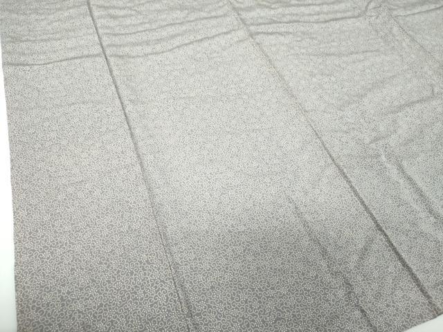 平和屋着物●間国宝　初代 六谷梅軒(六谷紀久男)錐彫り　重要無形文化　財伊勢型紙　江戸小紋　花唐草文　正絹　逸品　DABE5707ps